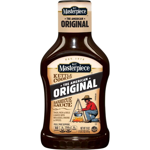 Kc Masterpiece Original BBQ Sauce 18 oz., PK6 09312 - main